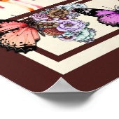 Personalisierter Brief an meine liebende Tochter Poster (Ecke)