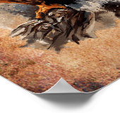 Personalisierter Brief an meine Tochter aus dem Va Poster (Ecke)