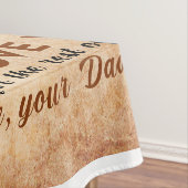 Personalisierter Brief an meine Tochter aus dem Va Tischdecke (Beispiel)