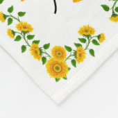 Personalisierter Brief an meine Tochter Fleecedecke (Ecke)