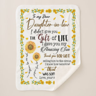 Personalisierter Brief an meine Tochter, Sherpadecke