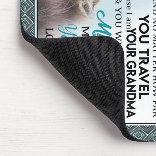 Personalisierter Brief an meinen Enkel, Liebe Gran Mousepad (Ecke)