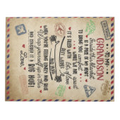 Personalisierter Brief an meinen Enkel, Liebe Gran Notizblock (Vorderseite)