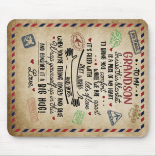 Personalisierter Brief an meinen Grand Son, Geburt Mousepad