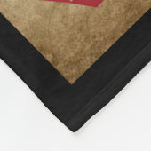 Personalisierter Brief an meinen GrandSon Fleecedecke (Ecke)