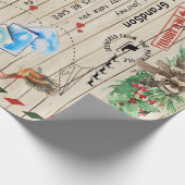 Personalisierter Brief an meinen Großvater Geschenkpapier (Ecke)