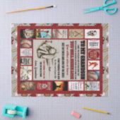 Personalisierter Brief an meinen Großvater, Liebe Seidenpapier (Basteln)