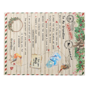 Personalisierter Brief an meinen Großvater Notizblock