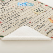 Personalisierter Brief an meinen Großvater Sherpadecke (3/4)