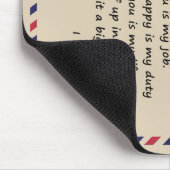 Personalisierter Brief an meinen Mann aus der Ehef Mousepad (Ecke)