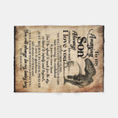 Personalisierter Brief an meinen Phantastischen So Fleecedecke (Vorderseite (Horizontal))