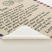 Personalisierter Brief an meinen Sohn aus der Mama Sherpadecke (3/4)