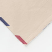 Personalisierter Brief an meinen Sohn Fleecedecke (Ecke)