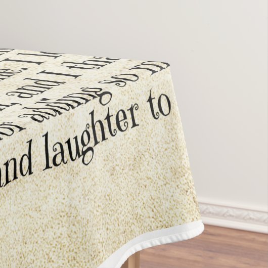 Personalisierter Brief an meinen Sohn, Sohn zum Ge Tischdecke (Beispiel)