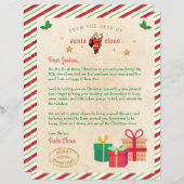 Personalisierter Brief an Santa North Pole Mail (Vorne/Hinten)