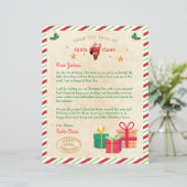 Personalisierter Brief an Santa North Pole Mail (Stehend Vorderseite)