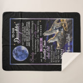 Personalisierter Brief an unsere Tochter Mama und  Sherpadecke (Vorderseite (Horizontal))