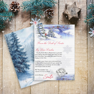 Personalisierter Brief aus dem Santa Claus-Templat Einladung