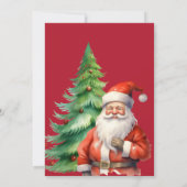 Personalisierter Brief des Weihnachtsinvs vom Weih Einladung (Rückseite)