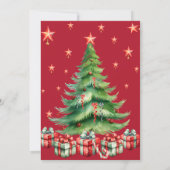 Personalisierter Brief des Weihnachtsmannes Einladung (Rückseite)