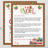 Personalisierter Brief des Weihnachtsmannes für Ki (Vorne/Hinten)