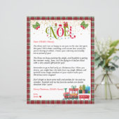 Personalisierter Brief des Weihnachtsmannes für Ki (Stehend Vorderseite)