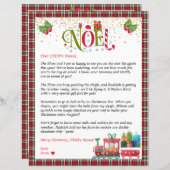 Personalisierter Brief des Weihnachtsmannes für Ki (Vorne/Hinten)