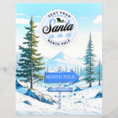 Personalisierter Brief des Weihnachtsmanns an Jung (Rückseite)