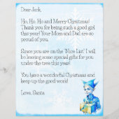 Personalisierter Brief des Weihnachtsmanns an Jung (Vorderseite)