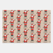 Personalisierter Brief/Geschenk vom Weihnachtsmann Geschenkpapier Set (Vorderseite 2)