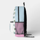 Personalisierter Brief M Bedruckter Rucksack (Rechts)
