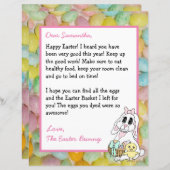 Personalisierter Brief vom Osterhasen (Vorne/Hinten)