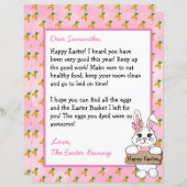 Personalisierter Brief vom Osterhasen (Vorne/Hinten)