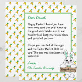 Personalisierter Brief vom Osterhasen (Vorne/Hinten)