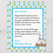 Personalisierter Brief vom Osterhasen (Vorne/Hinten)