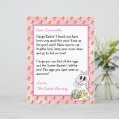 Personalisierter Brief vom Osterhasen (Stehend Vorderseite)