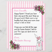 Personalisierter Brief vom Osterhasen (Vorne/Hinten)