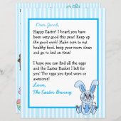 Personalisierter Brief vom Osterhasen 2 (Vorne/Hinten)