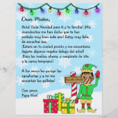 Personalisierter Brief vom Santa mit dem hispanisc (Vorderseite)