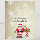 Personalisierter Brief vom Weihnachtsmann (Rückseite)