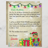 Personalisierter Brief vom Weihnachtsmann (Vorne/Hinten)