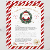 Personalisierter Brief vom Weihnachtsmann (Vorne/Hinten)