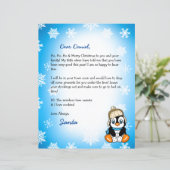 Personalisierter Brief vom Weihnachtsmann (Stehend Vorderseite)