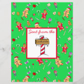 Personalisierter Brief vom Weihnachtsmann (Rückseite)