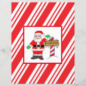 Personalisierter Brief vom Weihnachtsmann (Rückseite)