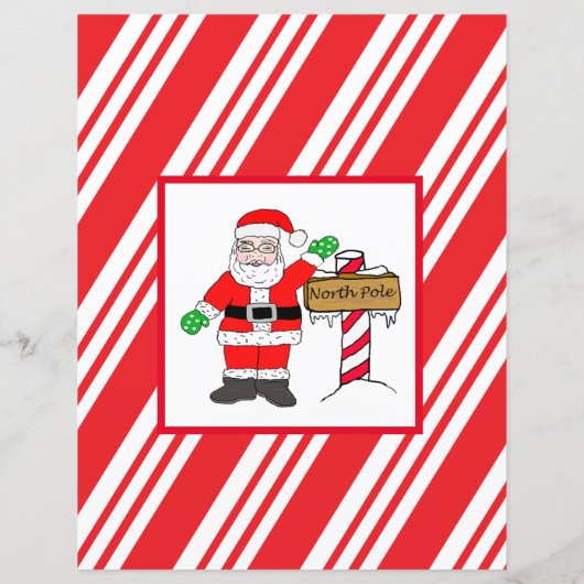 Personalisierter Brief vom Weihnachtsmann (Rückseite)