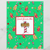 Personalisierter Brief vom Weihnachtsmann (Rückseite)