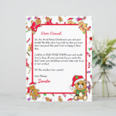 Personalisierter Brief vom Weihnachtsmann (Stehend Vorderseite)