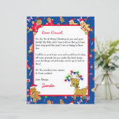 Personalisierter Brief vom Weihnachtsmann (Stehend Vorderseite)