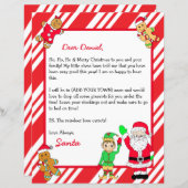 Personalisierter Brief vom Weihnachtsmann (Vorne/Hinten)